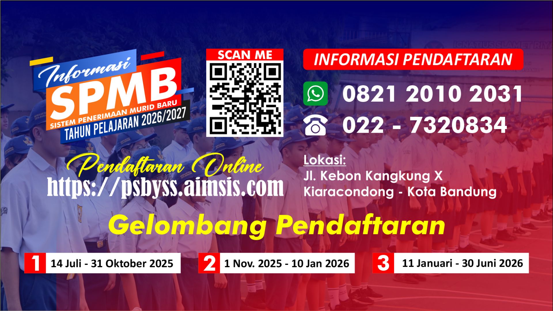 SPMB SMP IGNATIUS SLAMET RIYADI 2026-2027