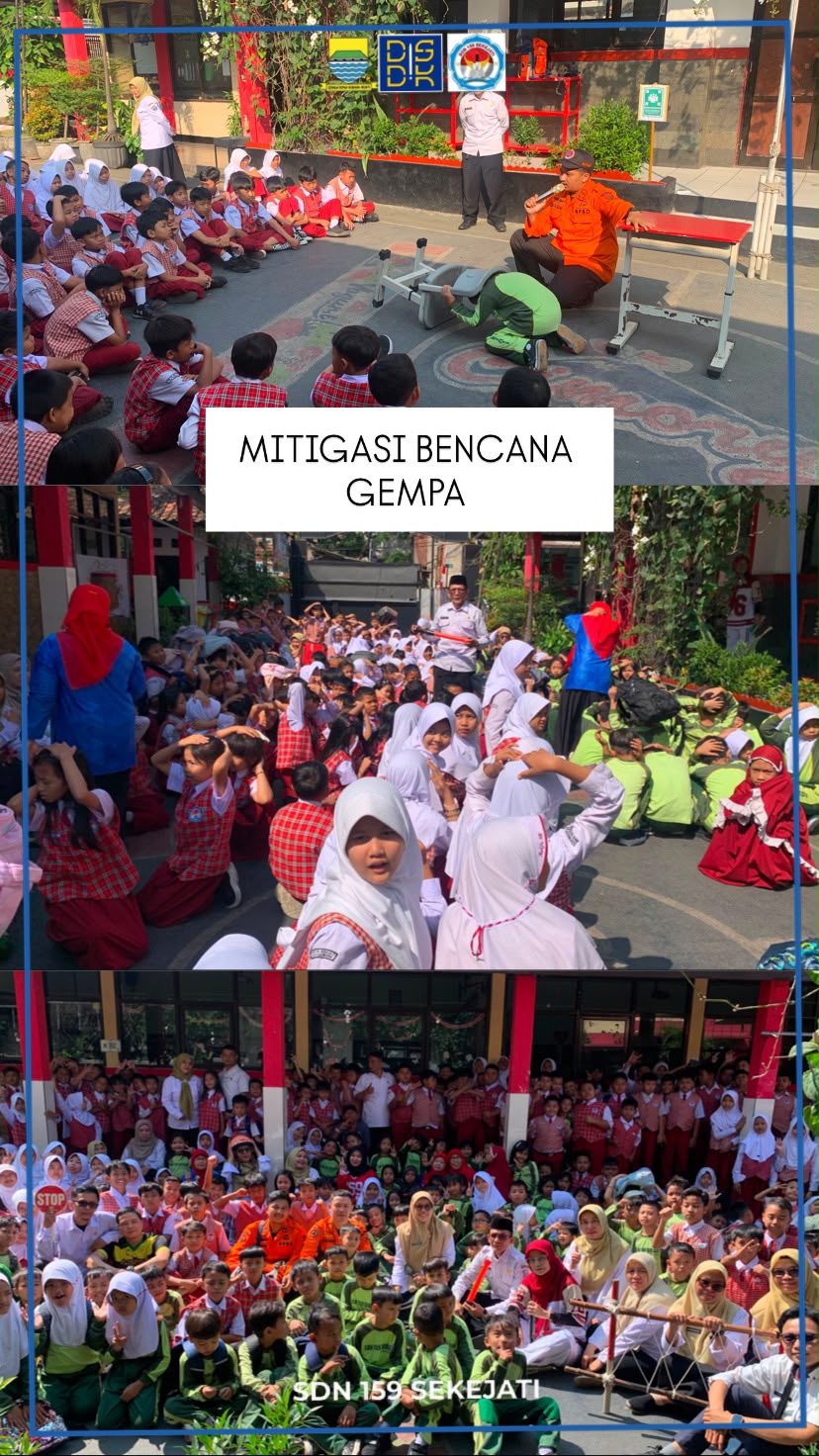 SImulasi Mitigasi Gempa Bersama BPBD Kota Bandung