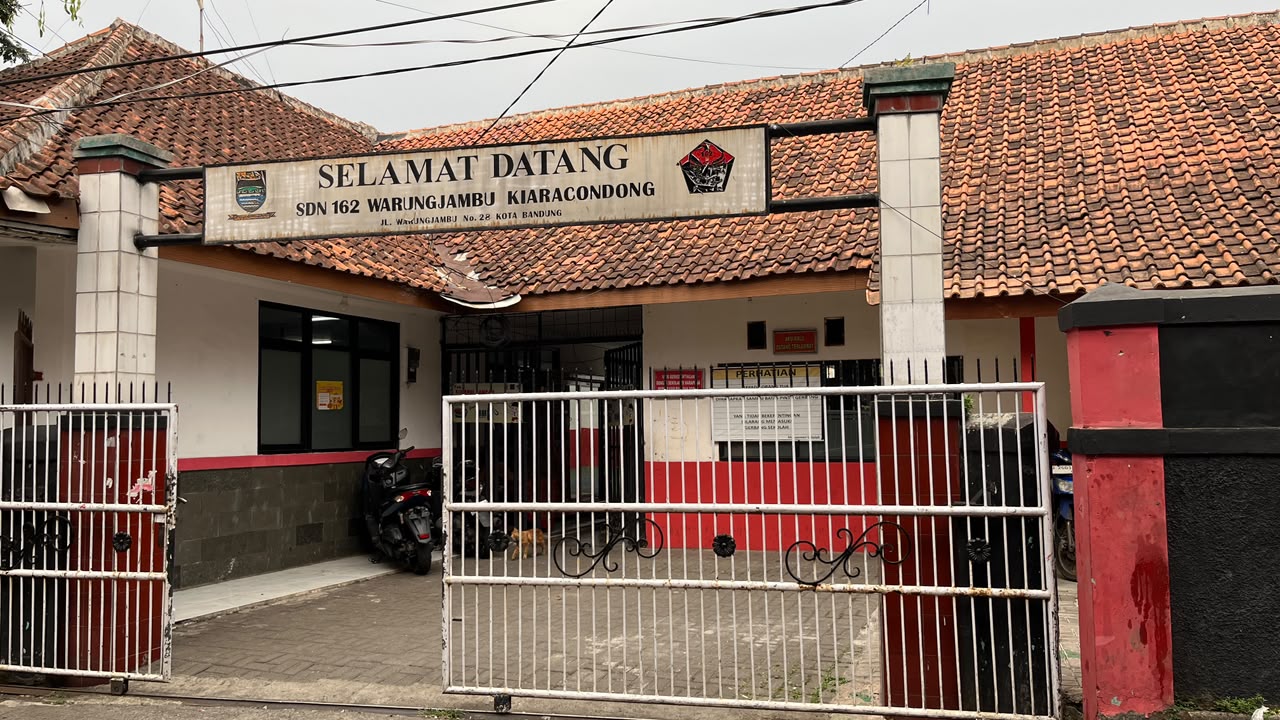 A. Poto gerbang sekolah