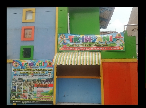 gedung utama sekolah TK Insani