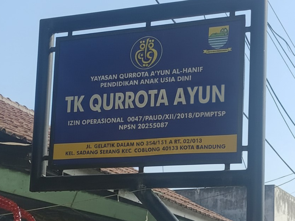 Foto Plang Nama Sekolah