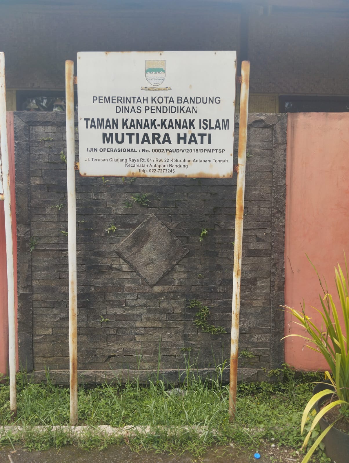 Foto Plang TK Islam Mutiara Hati