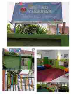 A. Plank Sekolah  B. Gerbang Sekolah  C. Gedung, Ruangan Kelas dan Kantor