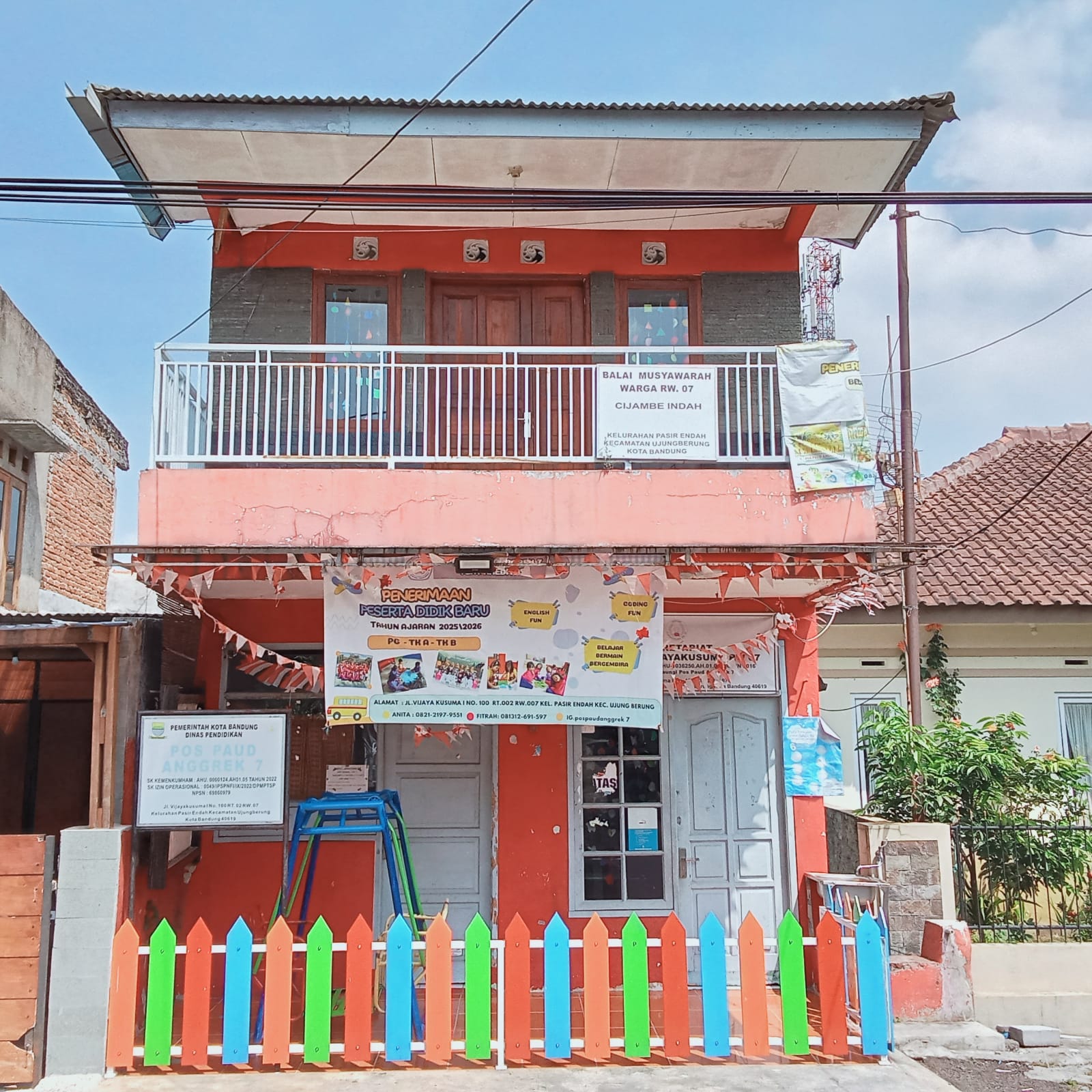 Gedung sekolah POS PAUD ANGGREK 7