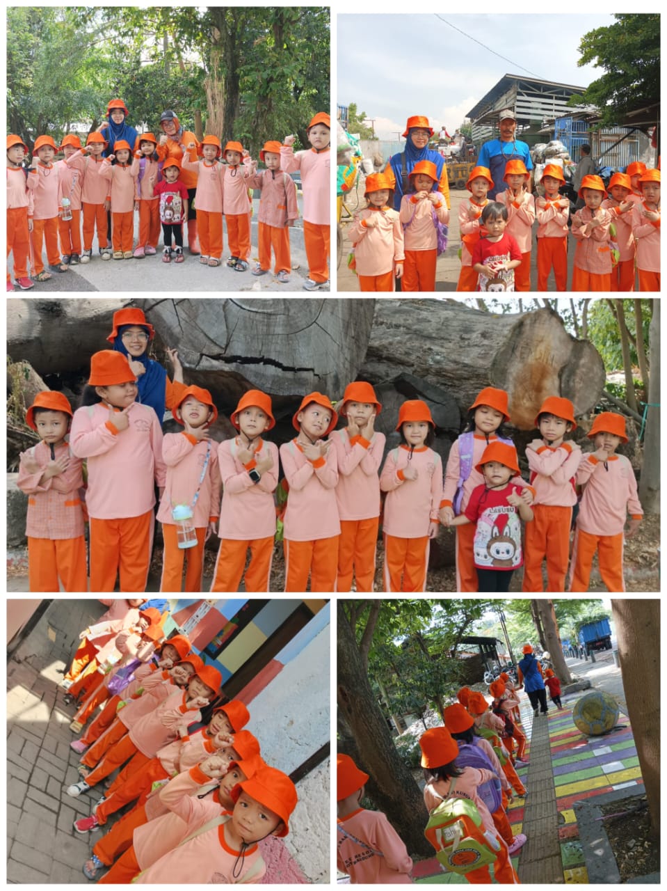 P5 ...Mengunjungi taman dilingkungan sekolah