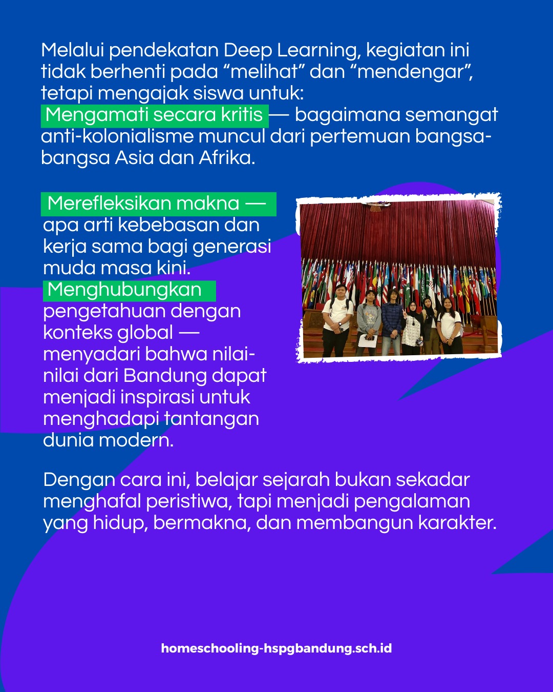 Kegiatan Outting class Tingkat SMA matpel Sejarah